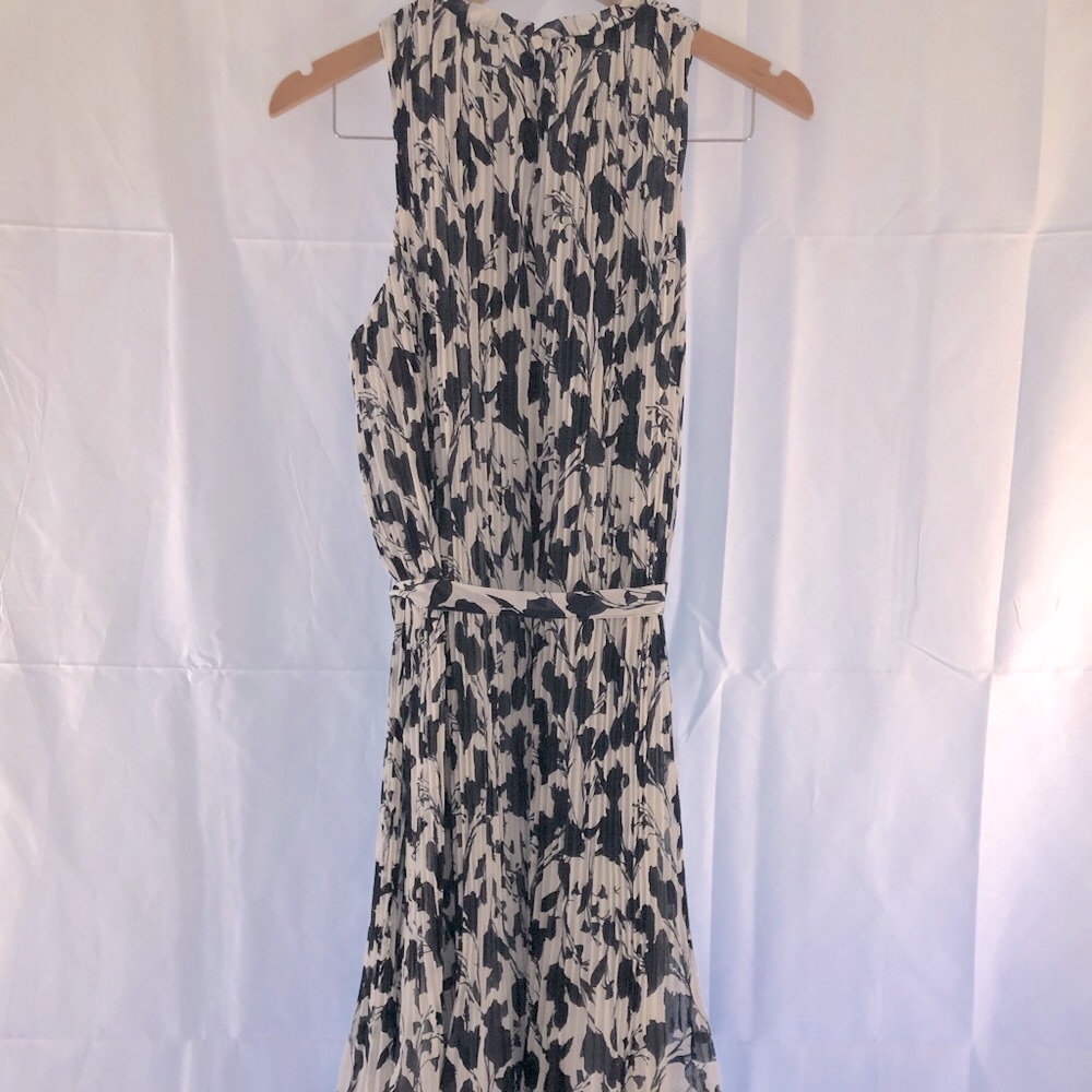 NWT Floral Midi Dress with Pleats!
